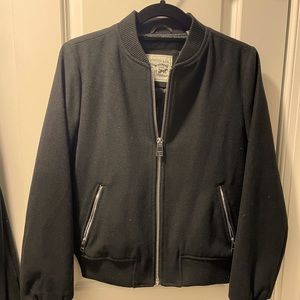Levi’s black wool bomber jacket